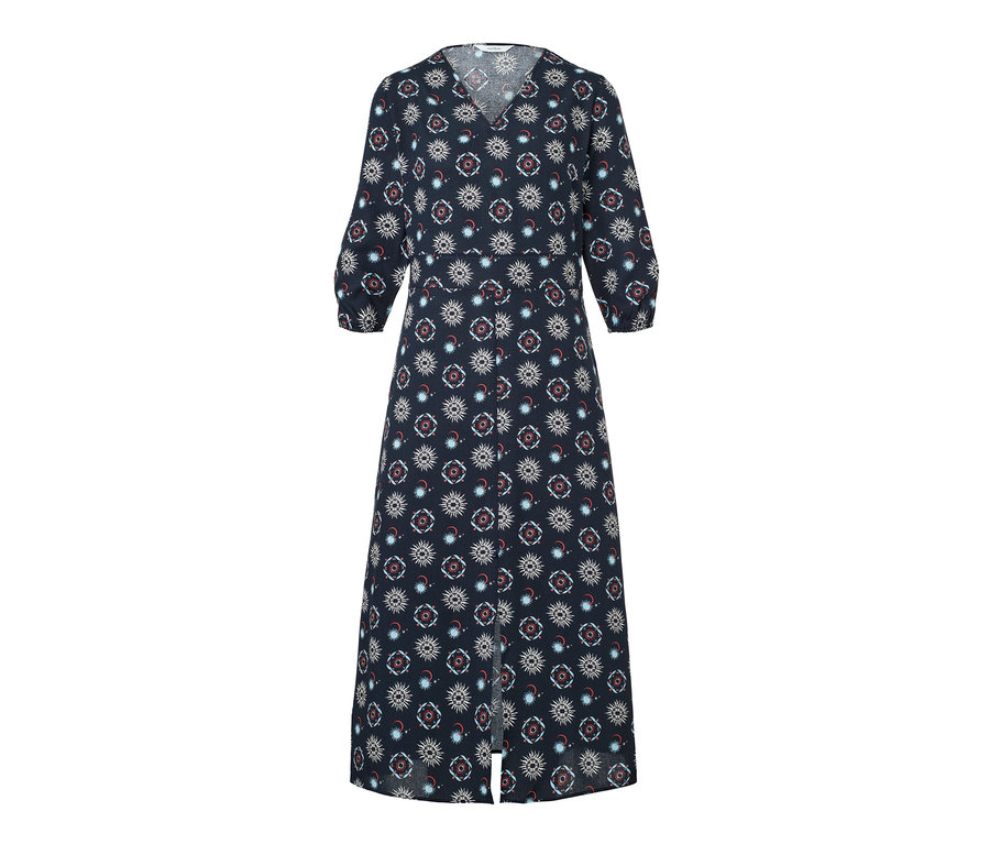 Ein Kleid mit Print.