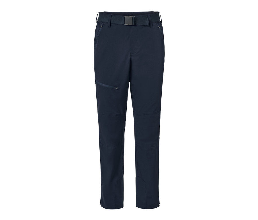 Dunkelblaue Outdoorhose.
