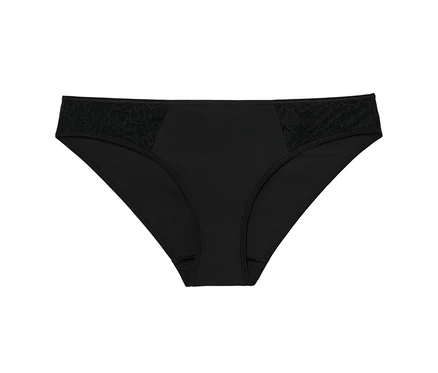 Schwarzer Slip mit Spitzendetails. Passionata Slip »Pila«, schwarz