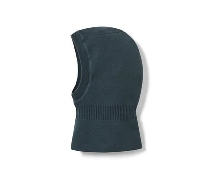 Blaue Kleinkind-Schlupfmütze.