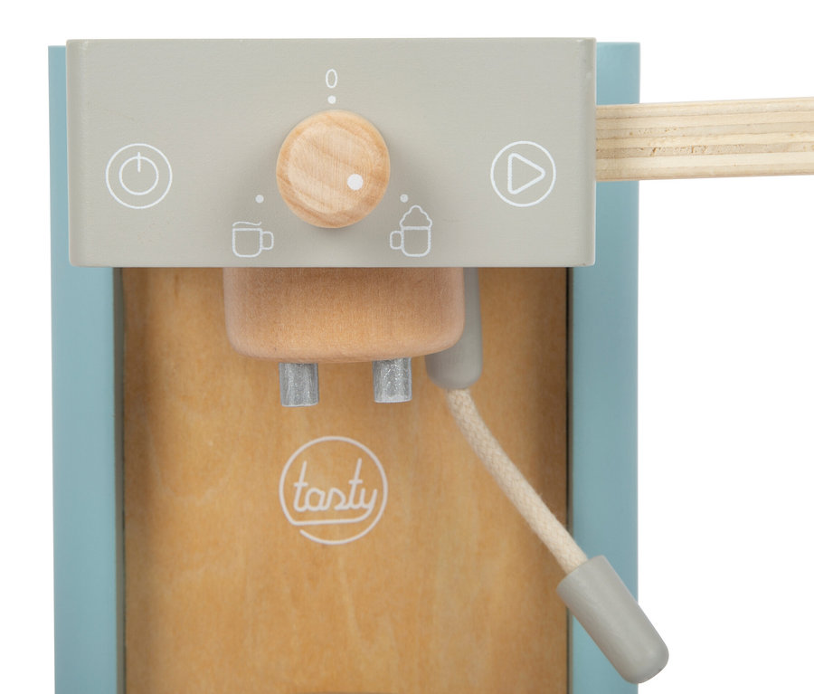 Detailansicht des small foot Kaffeemaschinen-Sets »tasty«.