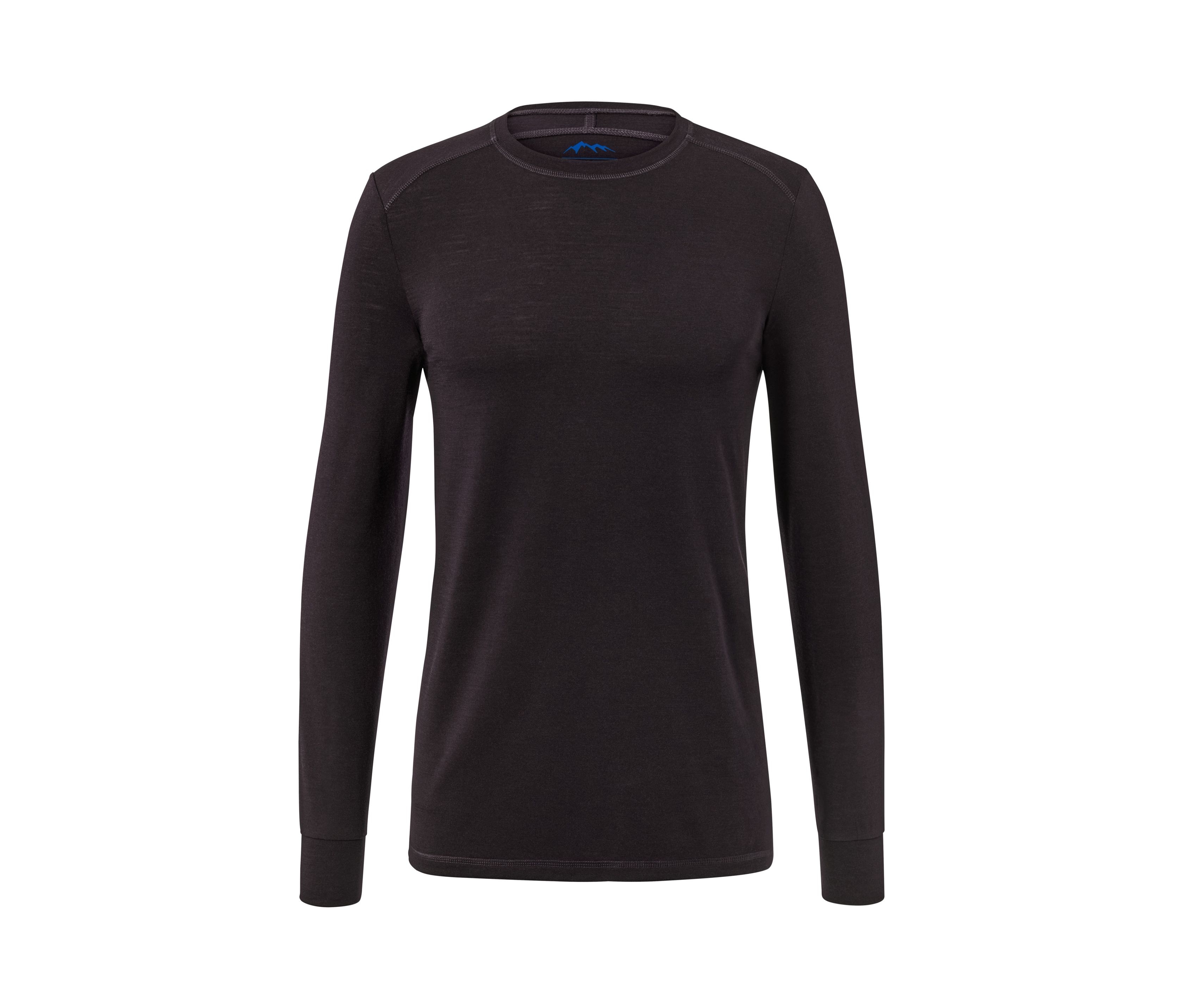 Tchibo - Langarmshirt mit RWS-zertifizierter Wolle - Herren - Gr. S - schwarz