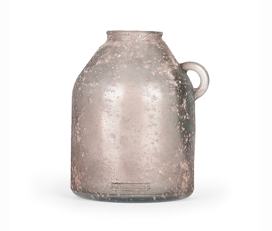 Dekorative Vase mit Henkel.