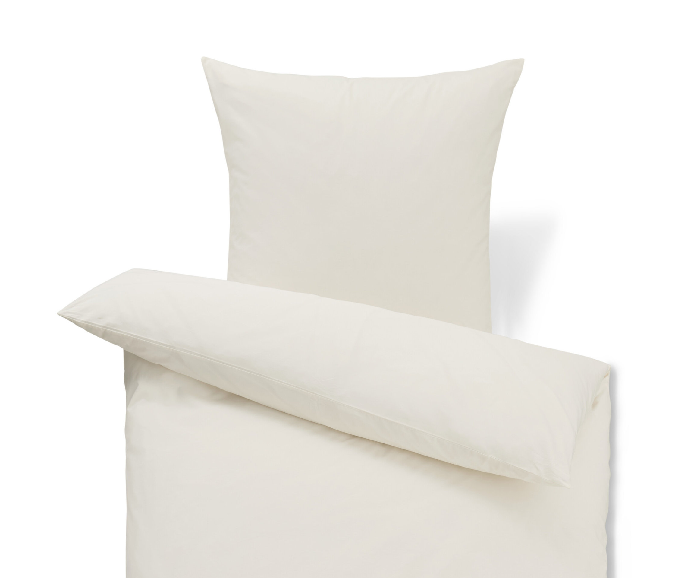 Perkal-Bettwäsche - offwhite - offwhite