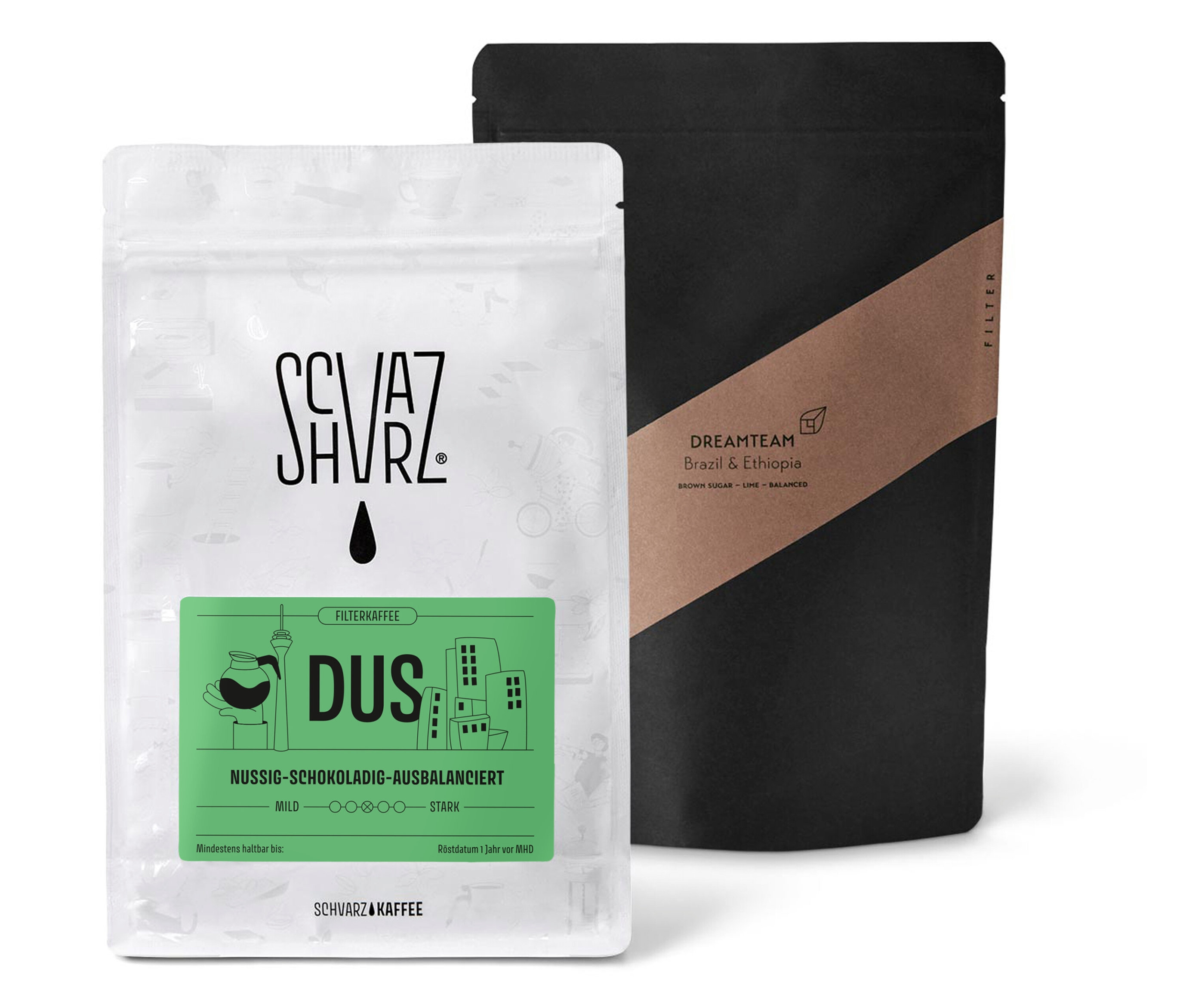 Tchibo - Filterkaffee Probierset "Duo gemahlen" - 2x 250 g Gemahlen