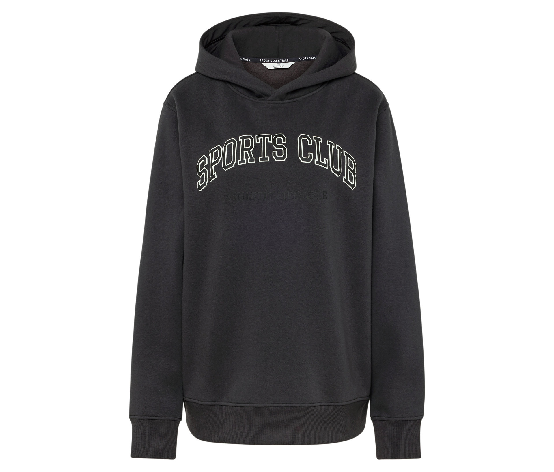 Sweathoodie - Herren - Gr. L - anthrazit/print - anthrazit