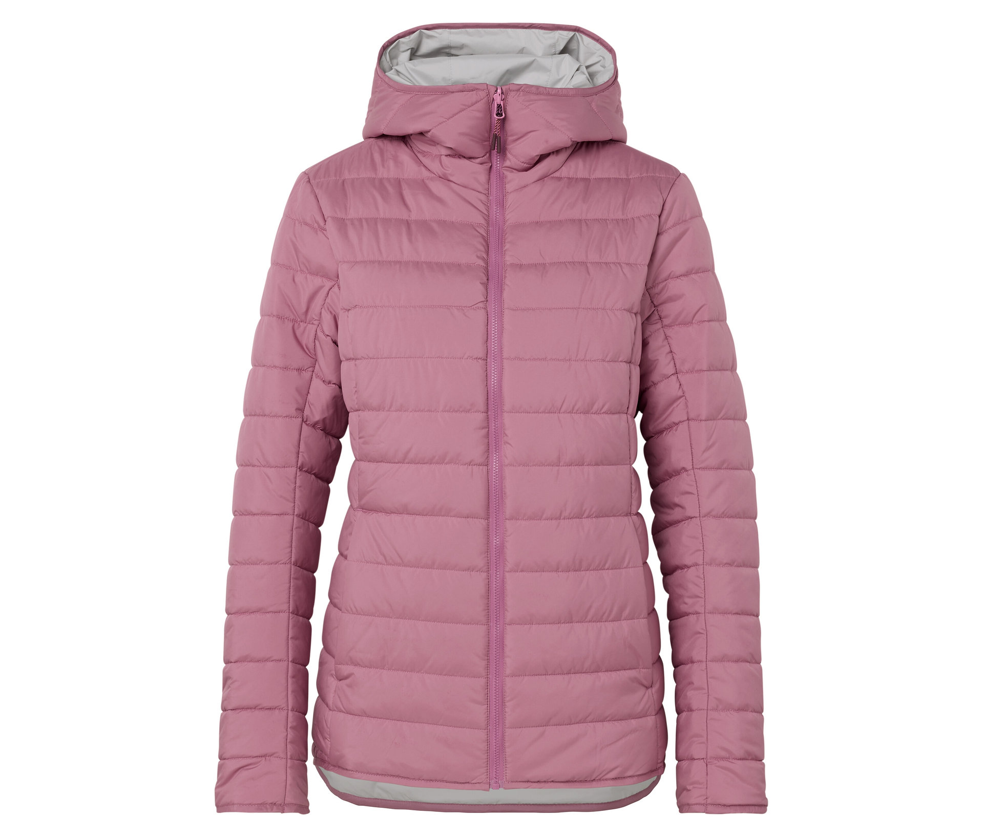 Wende-Steppjacke - Damen - Gr. S - grau - grau