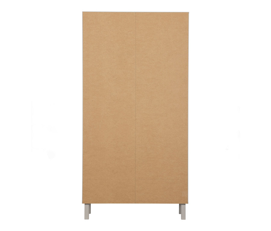 Woood Garderobenschrank »Madu«, wolkengrau.