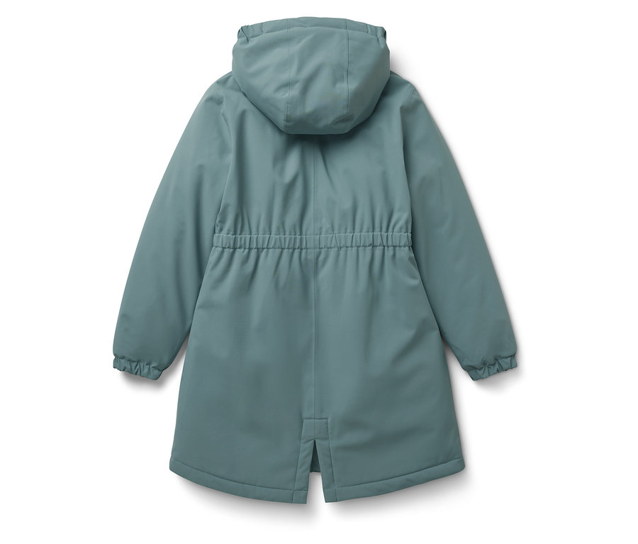 Rückansicht eines Kinder-Thermoparkas.
