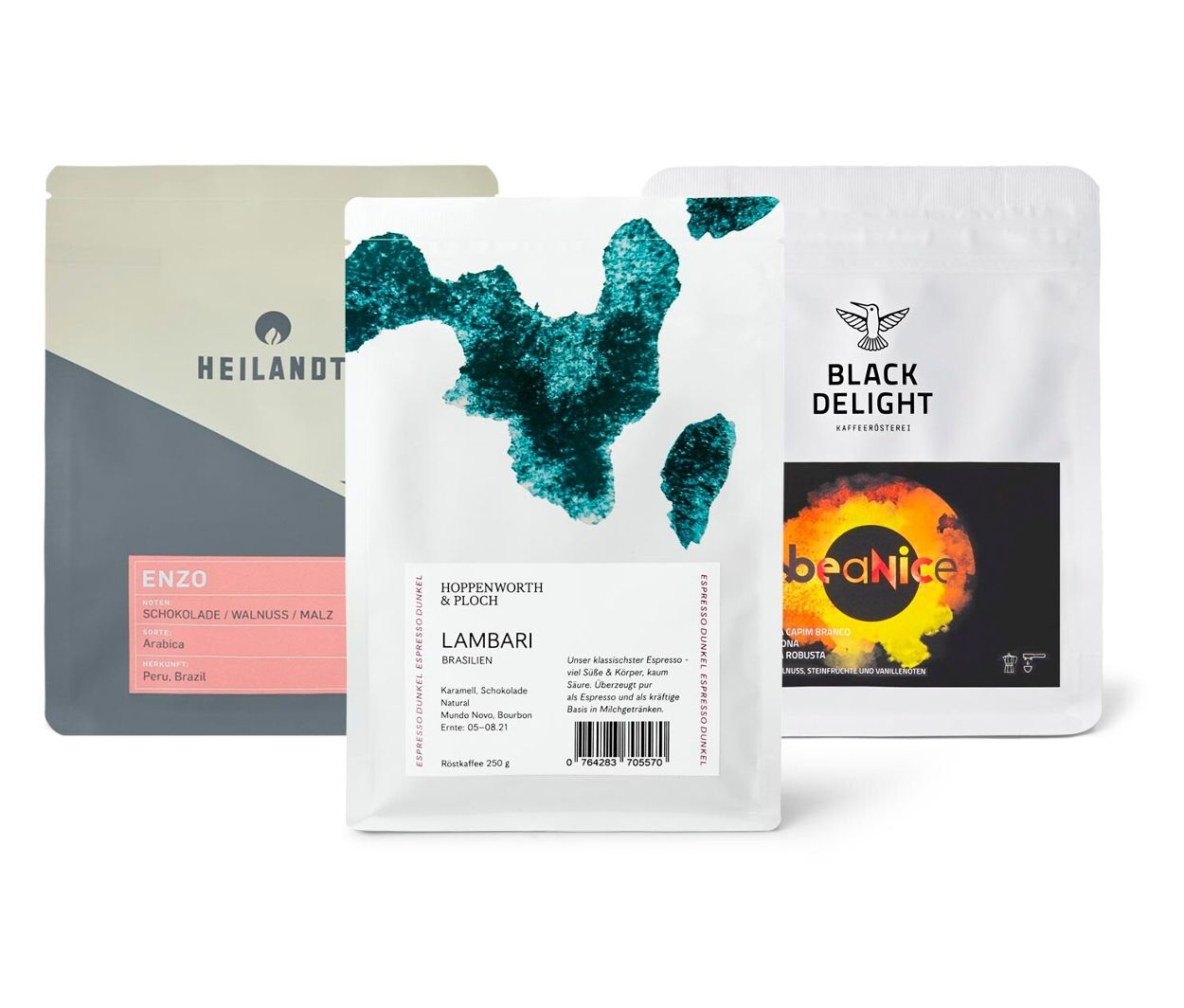 Thumbnail - Tchibo - Vollautomaten Probierpaket "Caffè Crema Entdecker Set" - 3x 250 g Ganze Bohne