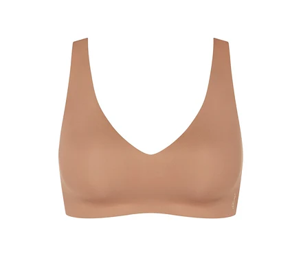 sloggi ZERO Feel 2.0 Soft Bra in Nostalgic Brown.