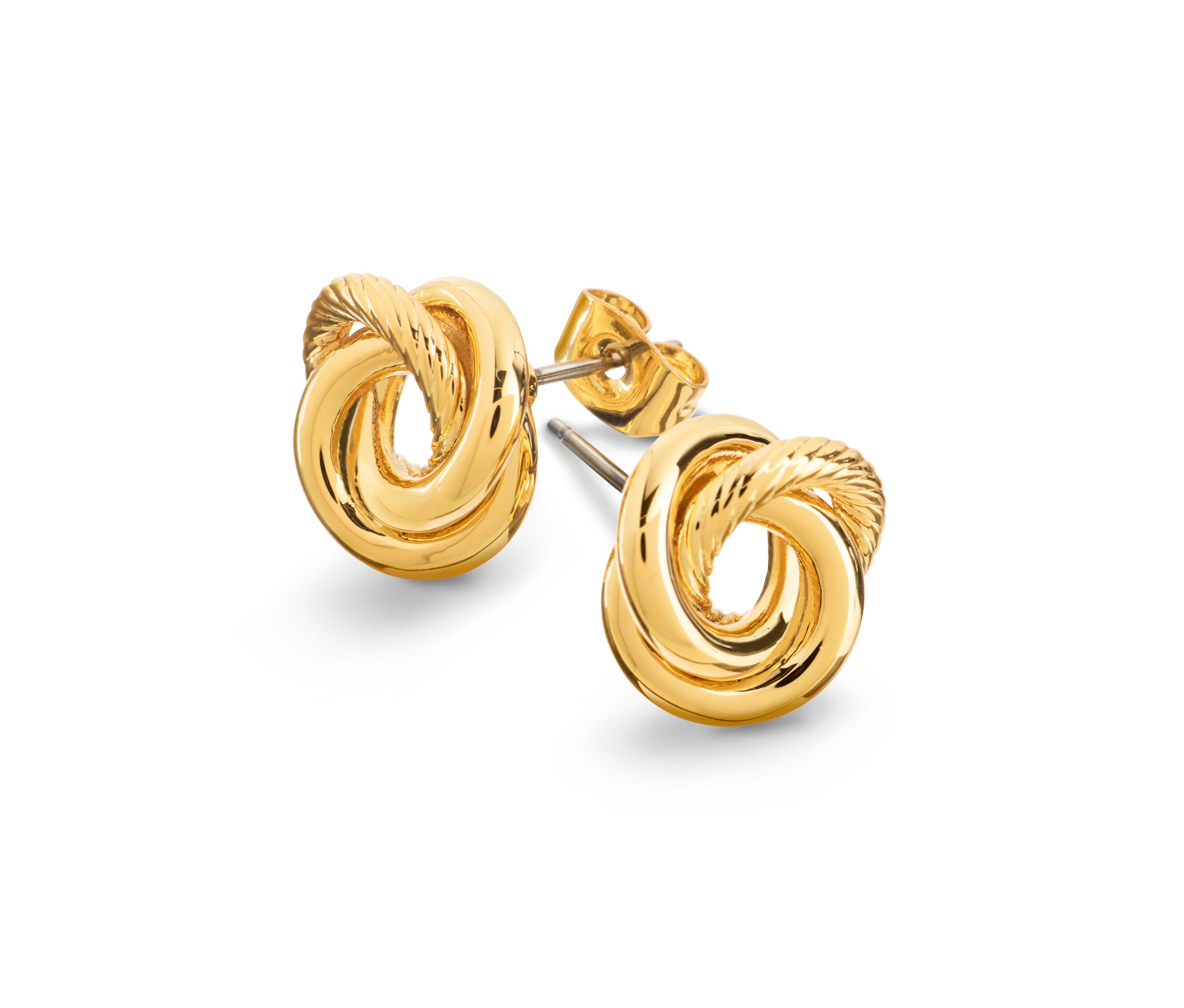 Tchibo - Ohrstecker Knoten - gold