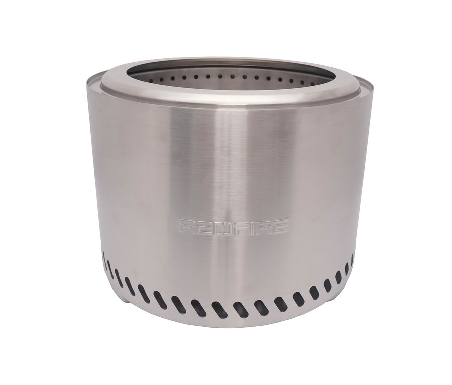 Silberfarbene RedFire Feuerschale »Volcano Extra Large« inklusive Aufbewahrungstasche.