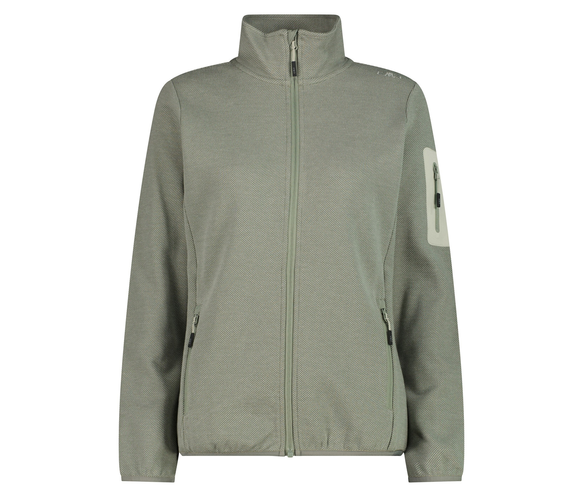 Damen-Knit-Tech-Fleece - Damen - Gr. 42 - grün - grün