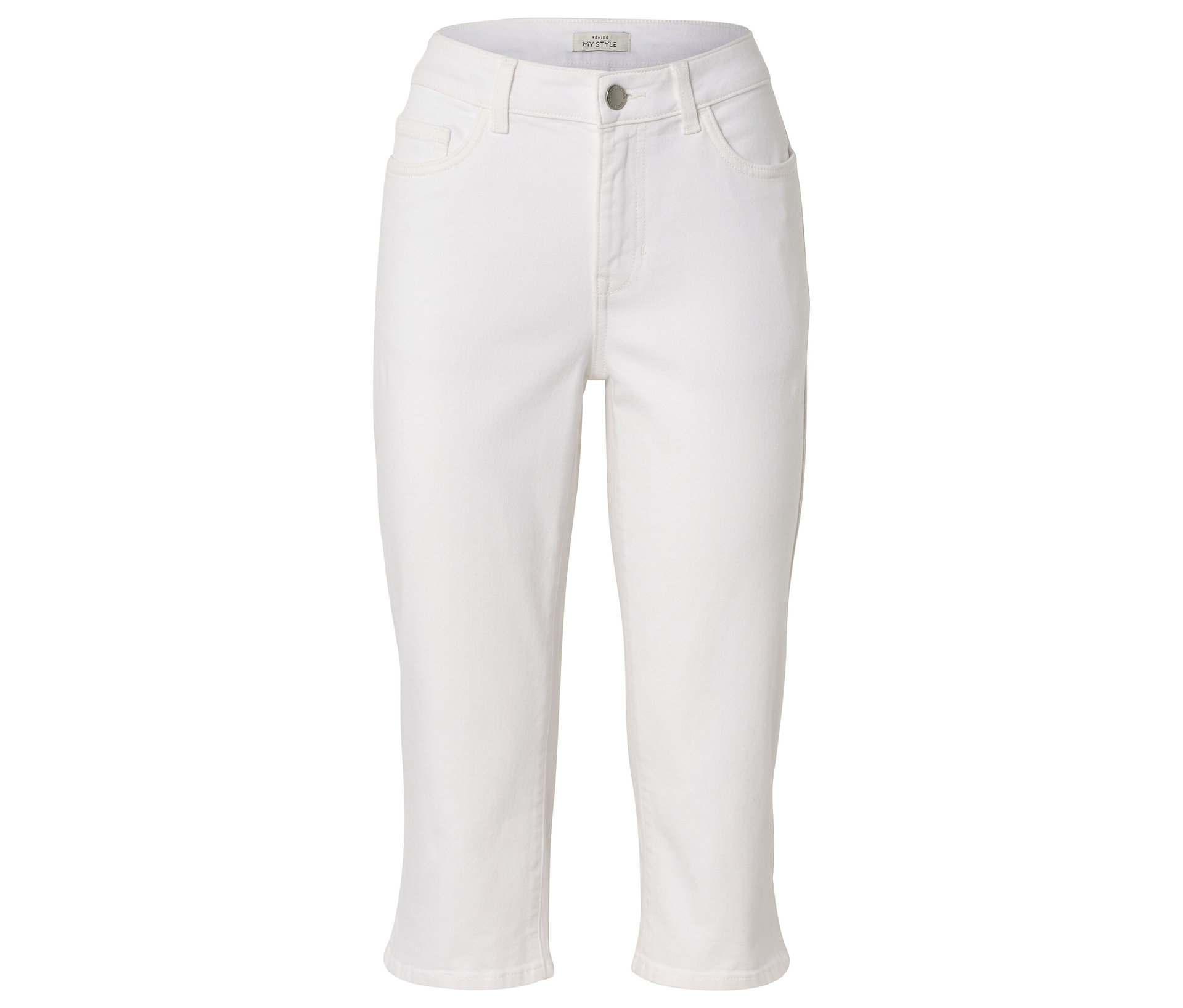 Capri Denim – Fit »Mara« - Damen - Gr. 38 - weiß - weiß