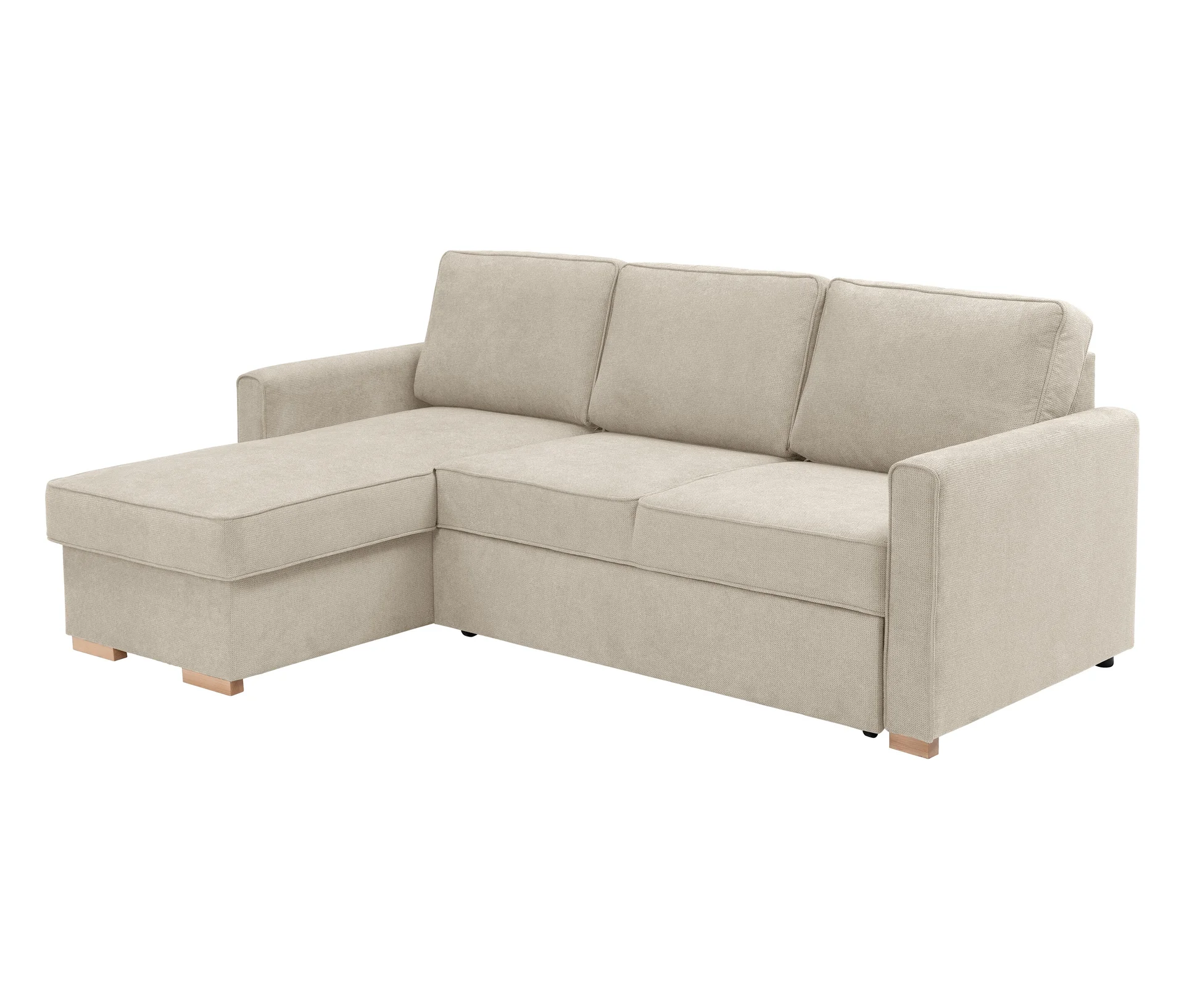 Tchibo - Ecksofa mit Auszugsbett »NovaLounge« - 229x160x92cm - beige -