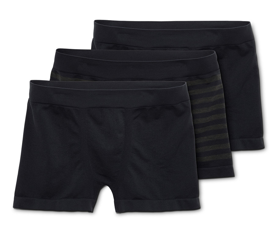 Drei schwarze Seamless-Slipboxer.