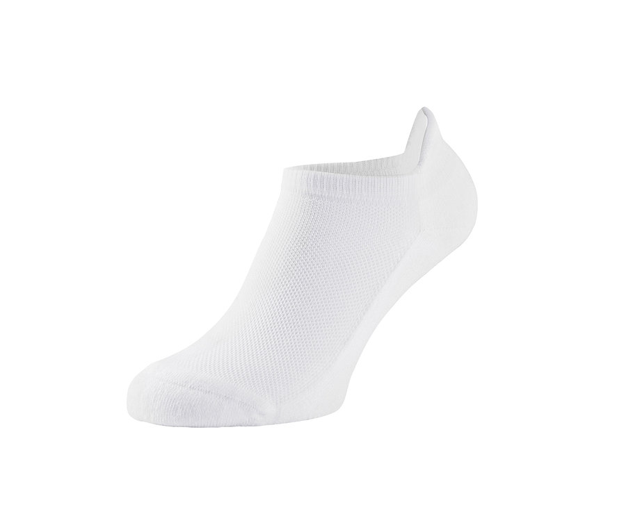 Weisse Funktions-Sneakersocke.