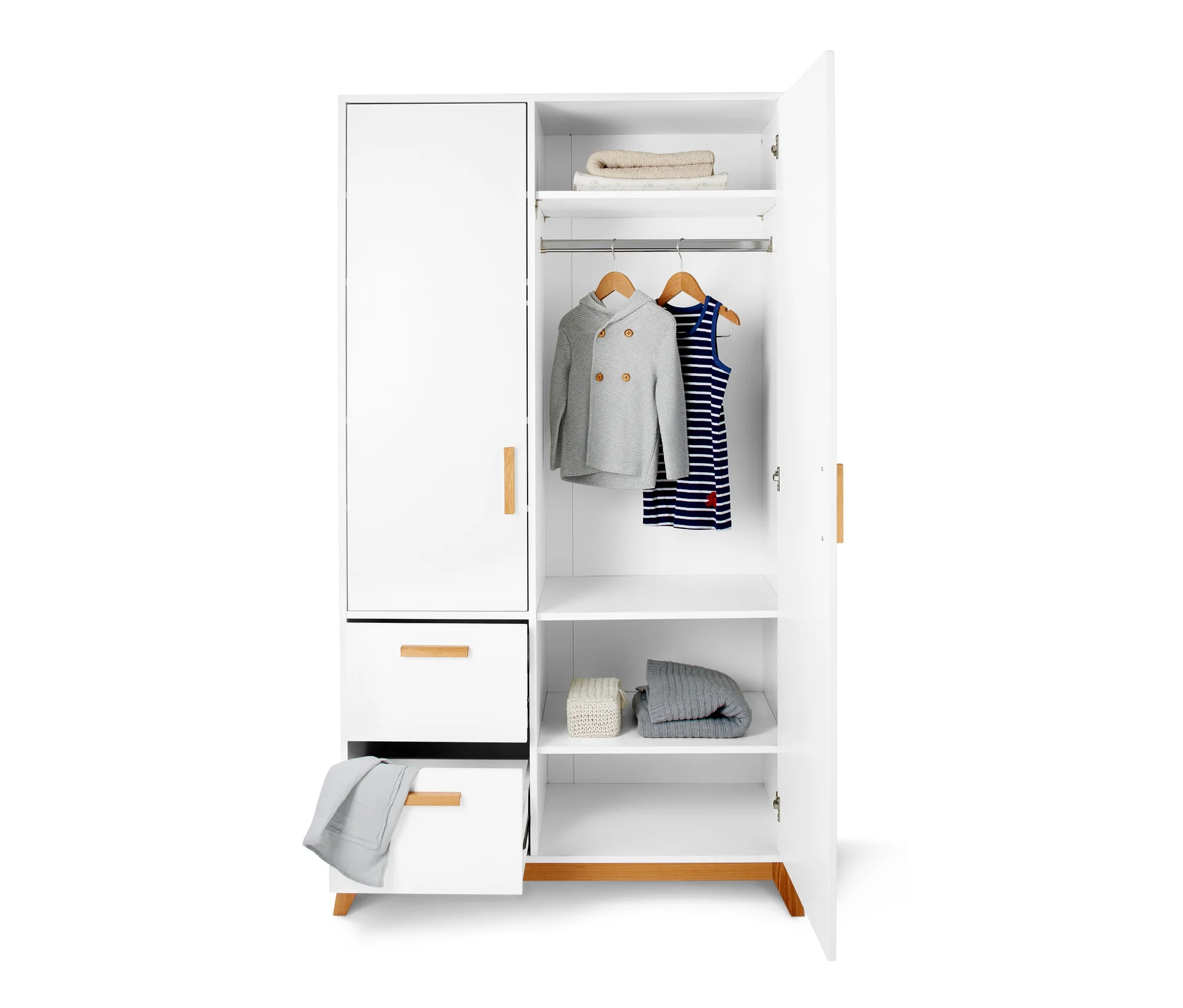Tchibo - Kleiderschrank - 100x52x180cm - braun -