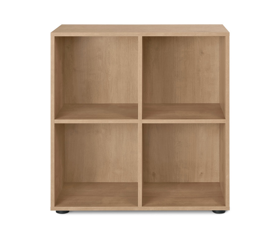Offenes Regalmodul »Flemming«, ca. 75 x 75 cm, in Eichendekor.