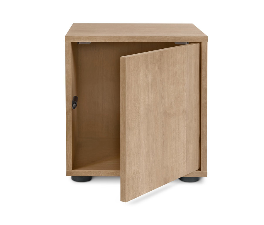 Regalmodul »Flemming« ca. 37,5 x 37,5 cm mit Tür in Eichendekor.