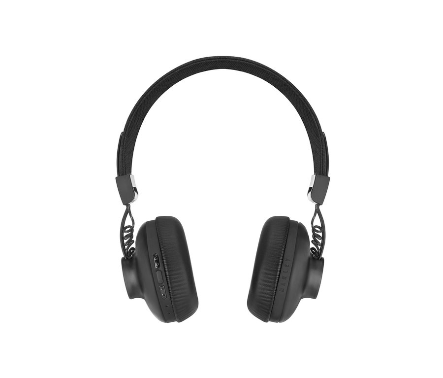 Schwarze House of Marley »Positive Vibration 2« Bluetooth®-On-Ear-Wireless-Kopfhörer.