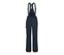 Dunkelblaue Skihose mit schwarzen Hosenträgern.