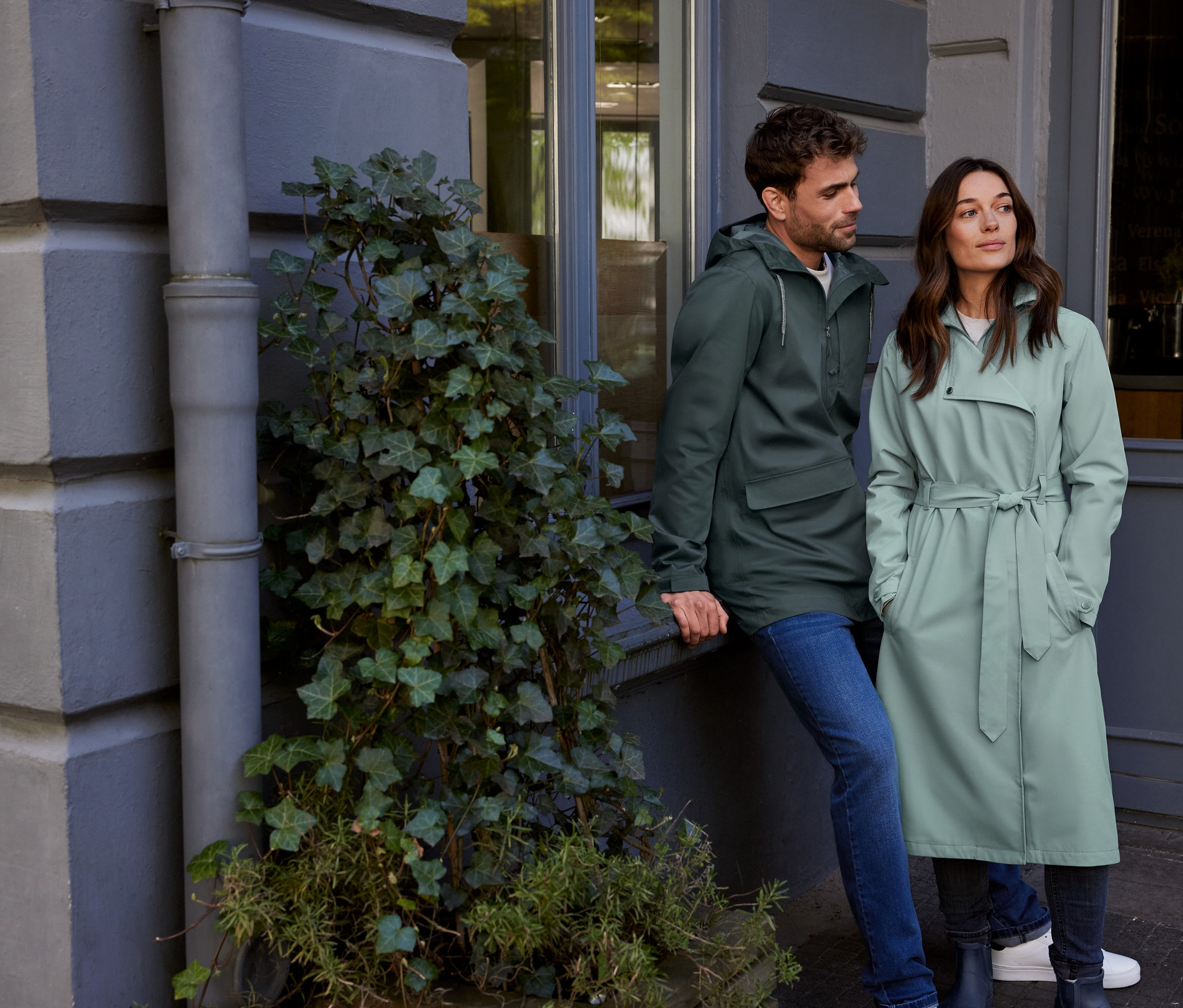 Thumbnail - Tchibo - Outdoor-Jacke - Herren - Gr. S - grün