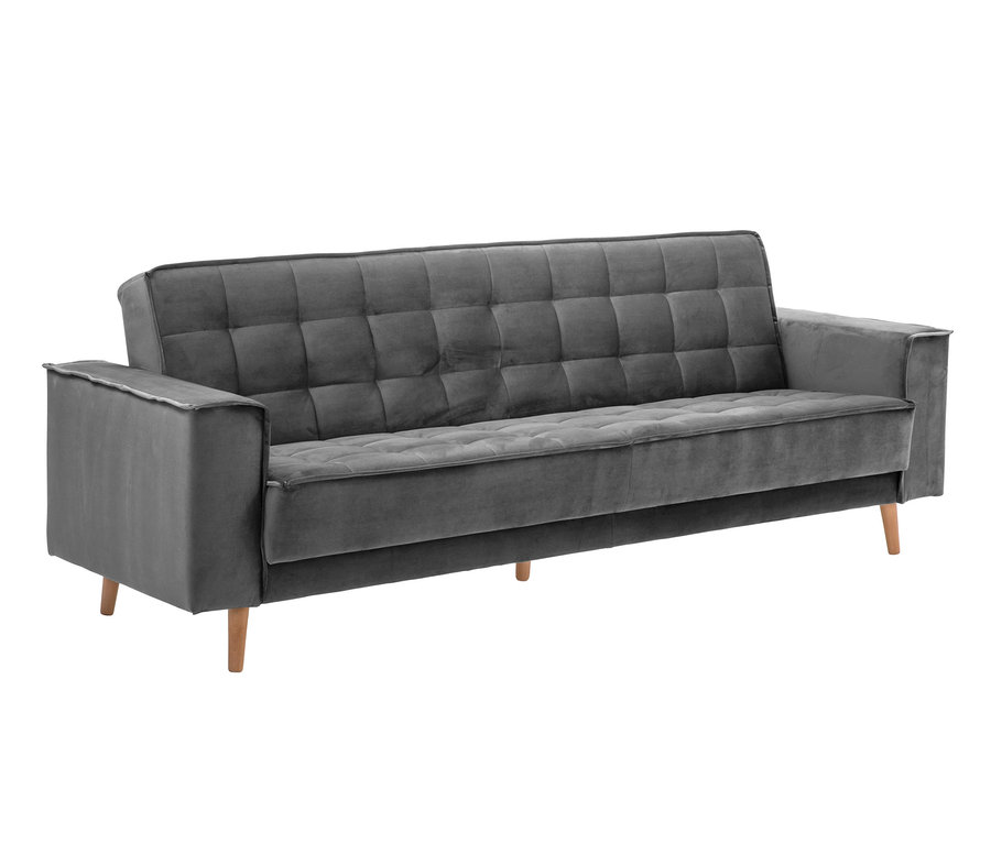 Graues 3-Sitzer-Schlafsofa »Jolene«.