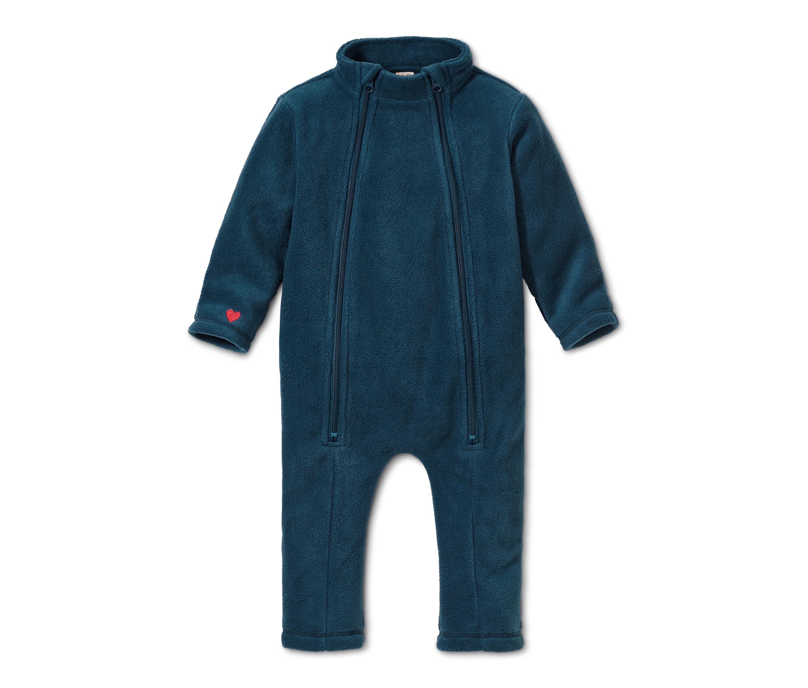 Tchibo - Fleece-Einteiler aus recyceltem Material - Baby - Gr. 62/68 - dunkelblau