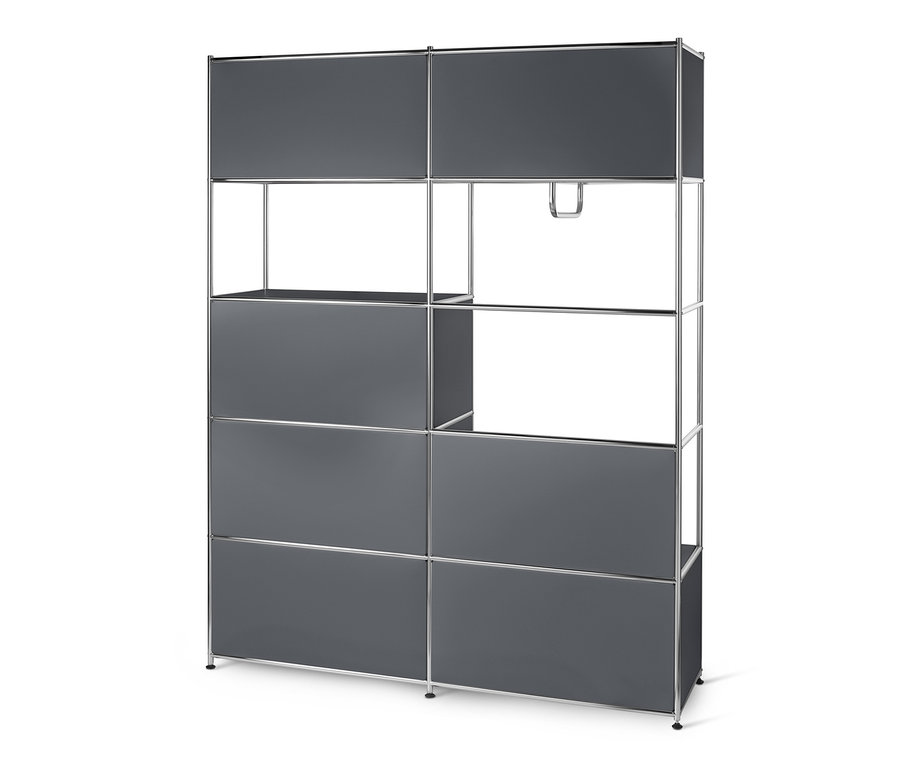 Grauer Systemschrank Metall »CN3«.