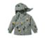 Grau mit Dachs-Alloverprint