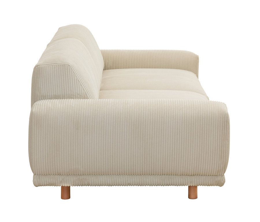 Cremefarbenes Sofa 2,5-Sitzer »Penelope«.