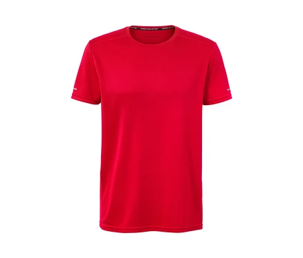 Rotes Funktionsshirt.