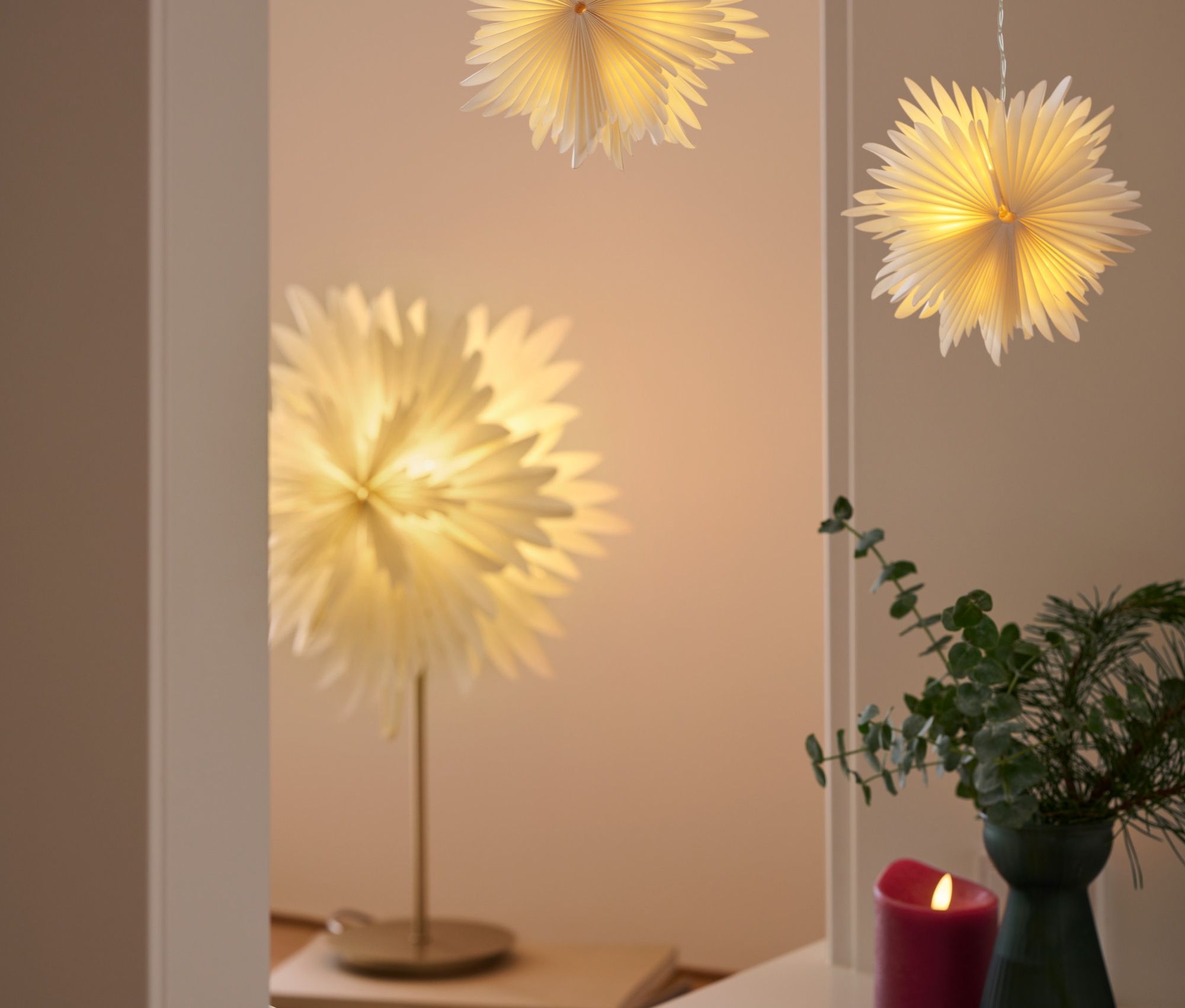Thumbnail - Tchibo - LED-Papierstern - weiß