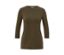 Khaki Shirt mit 3/4-Arm.