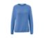 Strickpullover, blau - blau