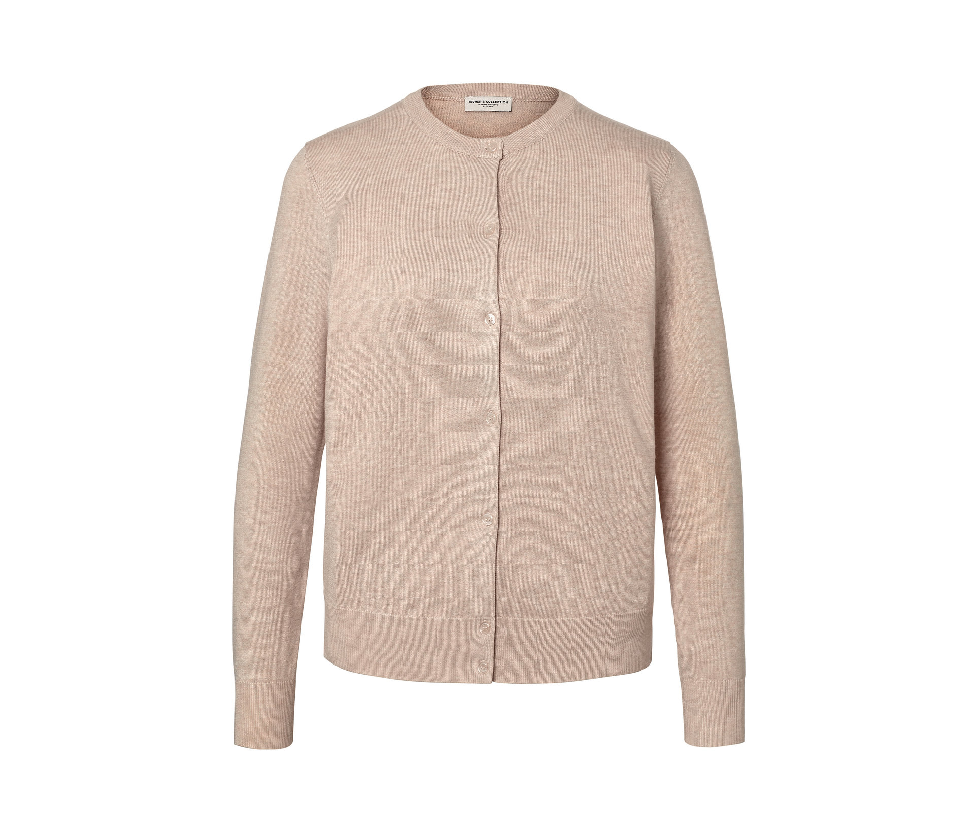 Feinstrick-Cardigan - Damen - Gr. M - beige - beige