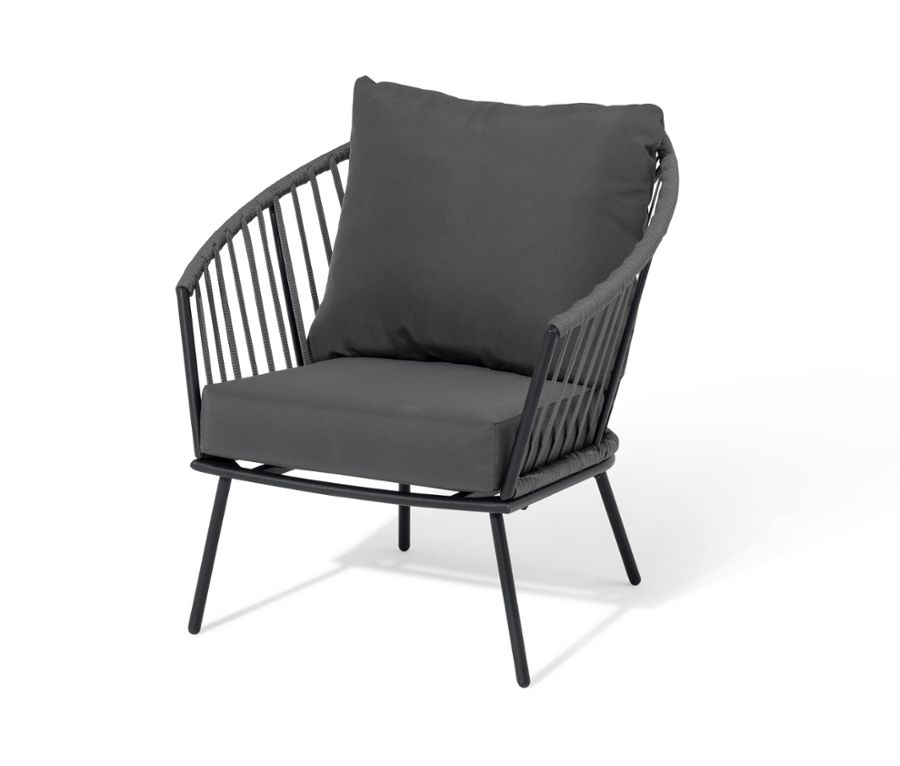 Relax-Sessel mit Textilgeflecht