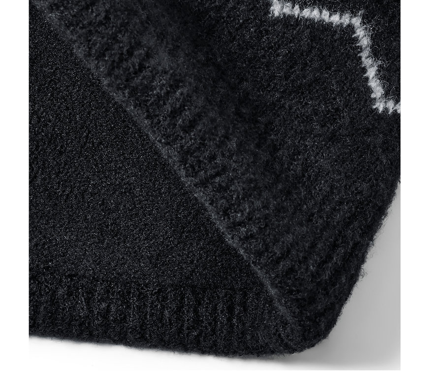 Detailansicht eines Strick-Loops.