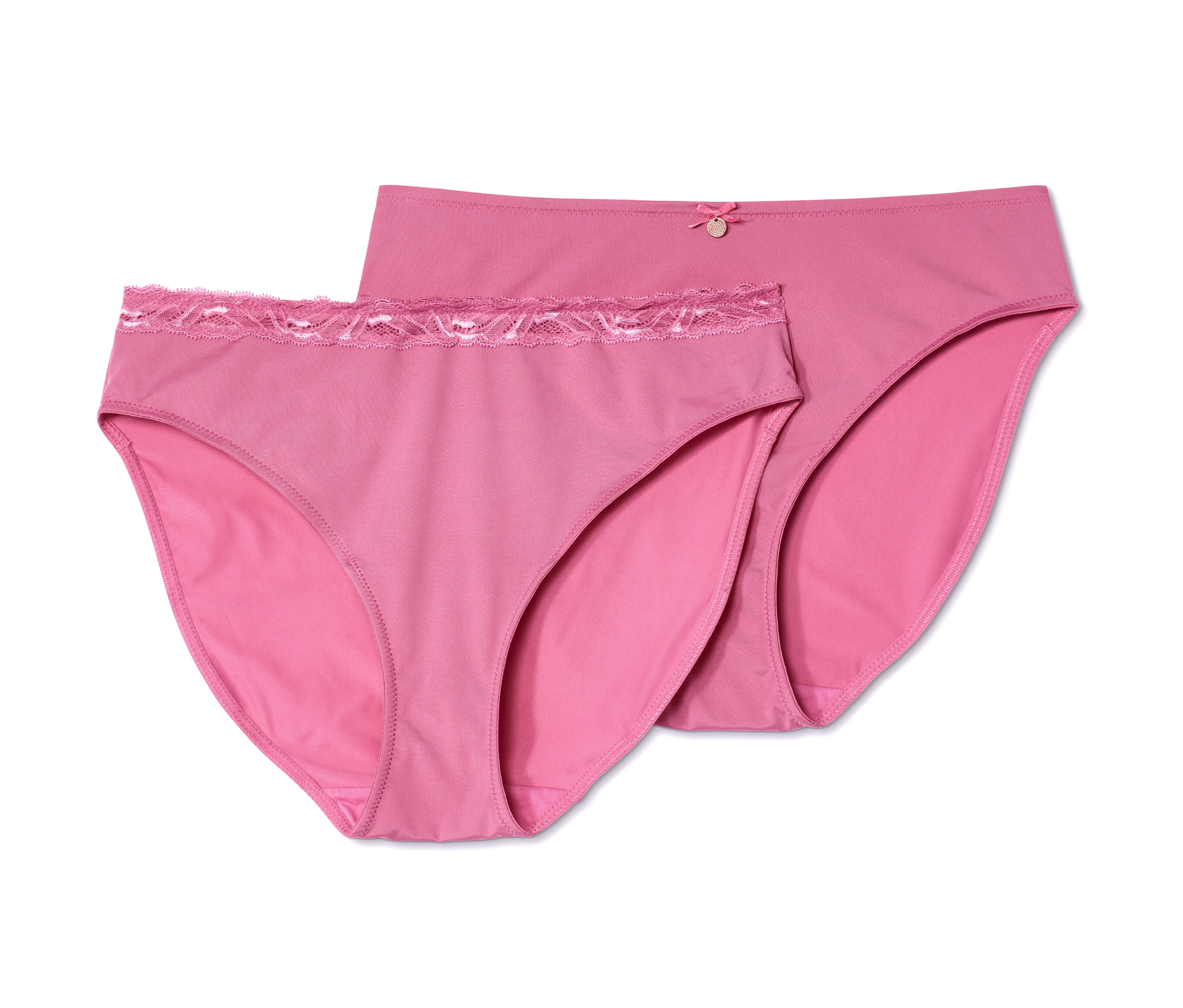 Tchibo - 2 Slips - Damen - Gr. S - rosé
