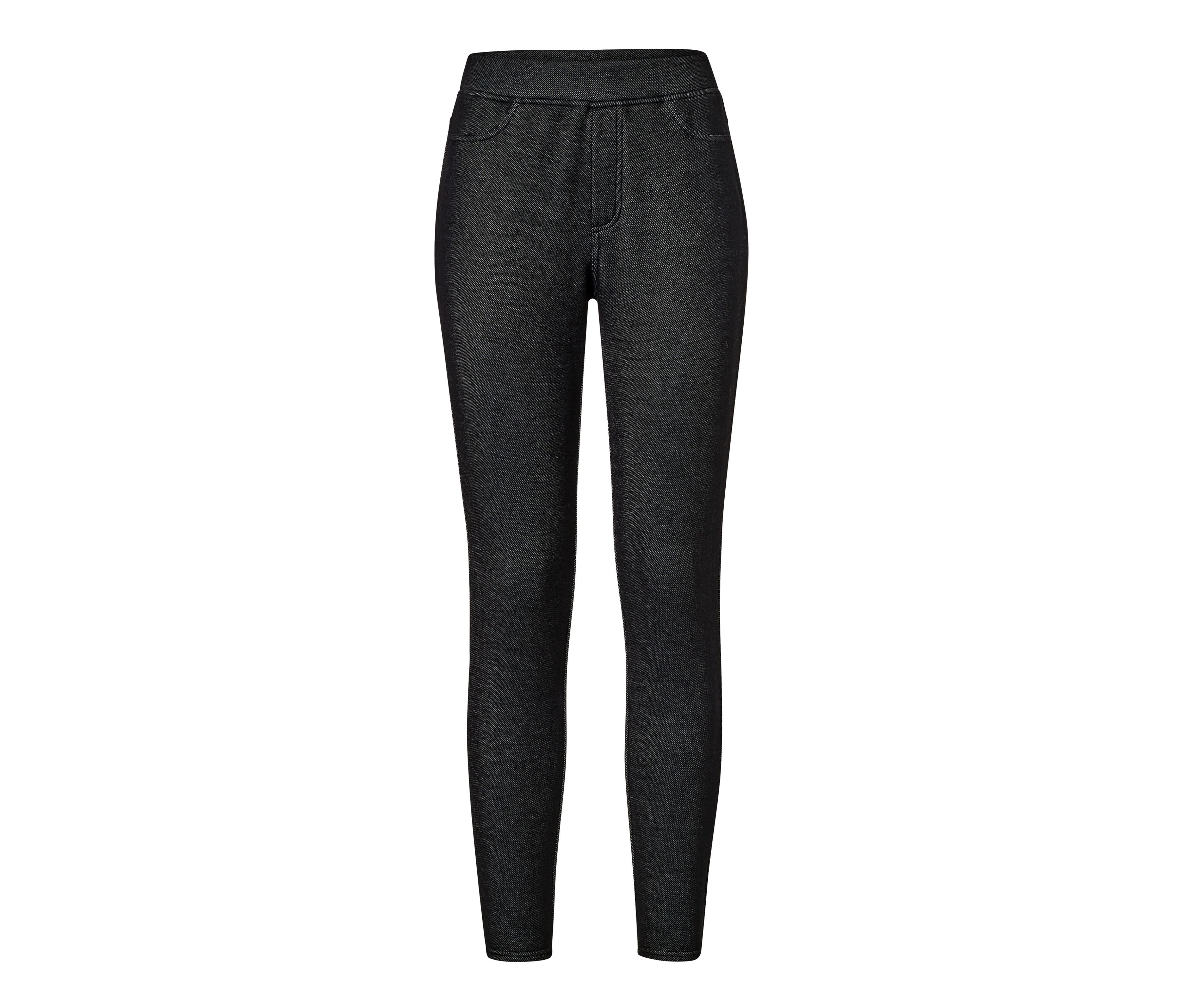 Tchibo - Gefütterte Leggings in Jeansoptik - Damen - Gr. L - blau