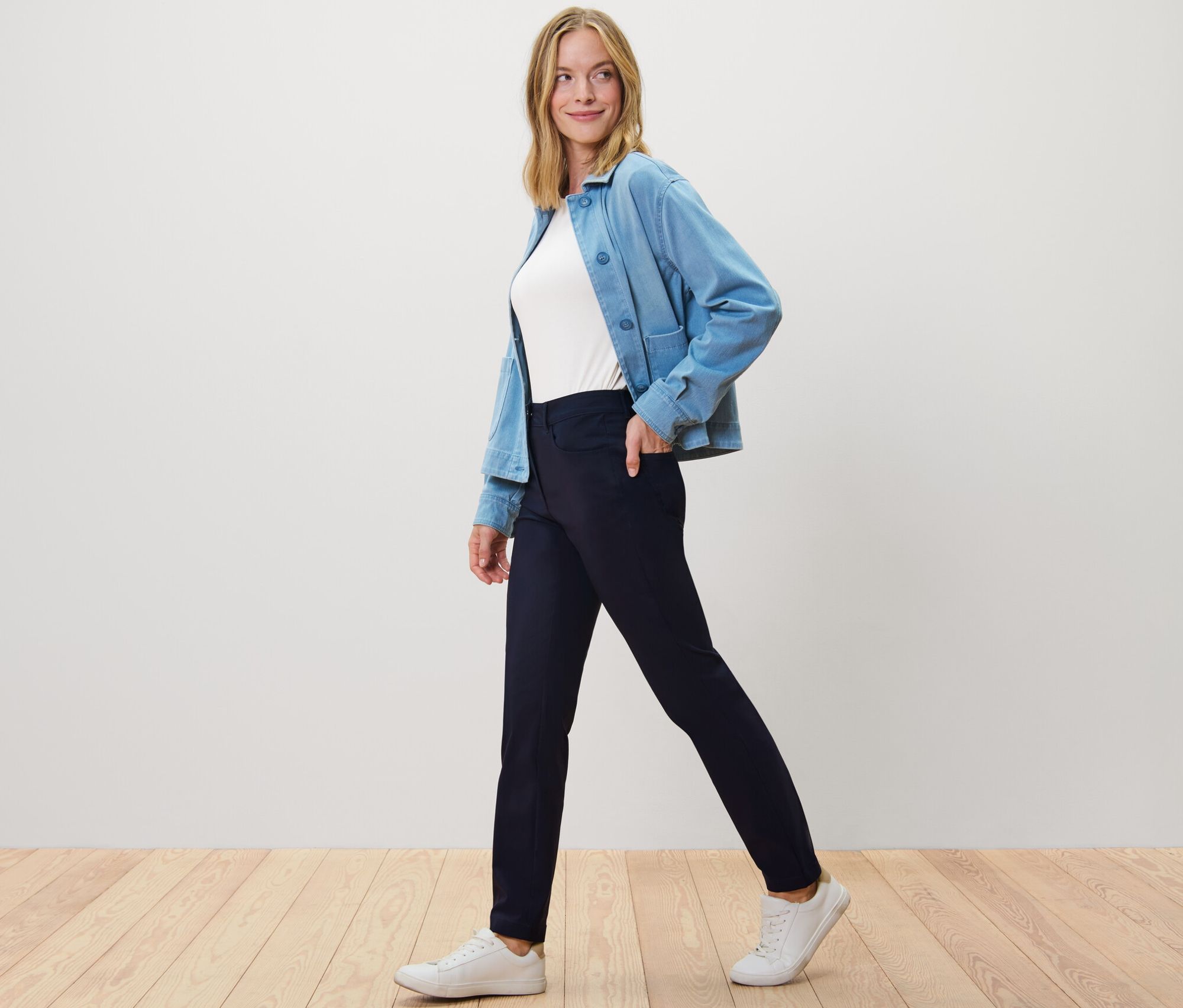 Thumbnail - Tchibo - Bengalin-Hose - Damen - Gr. 48 - dunkelblau