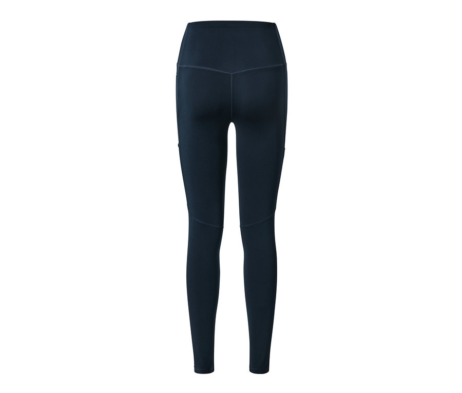Dunkelblaue Outdoortight von hinten.