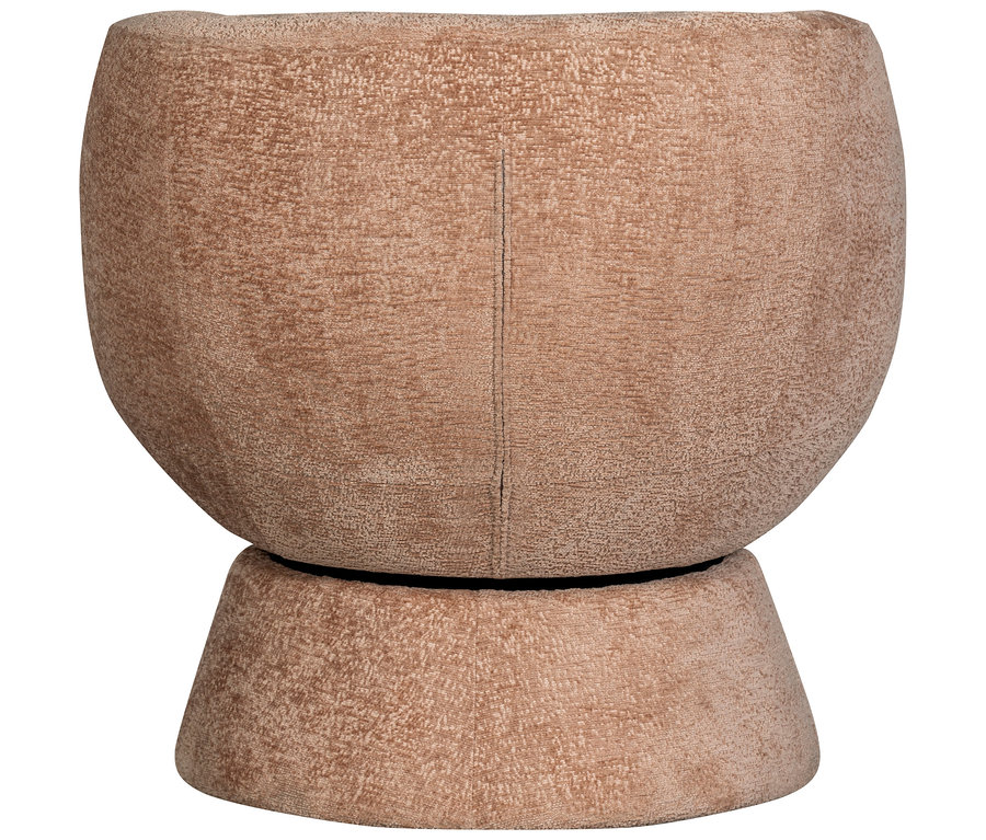 Detailansicht des naturfarbenen BePureHome Drehsessels »Shuffle«.
