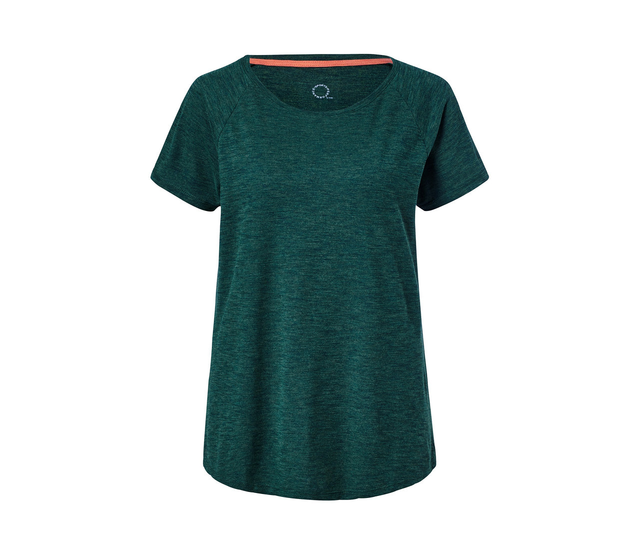 Grünes Sportshirt.