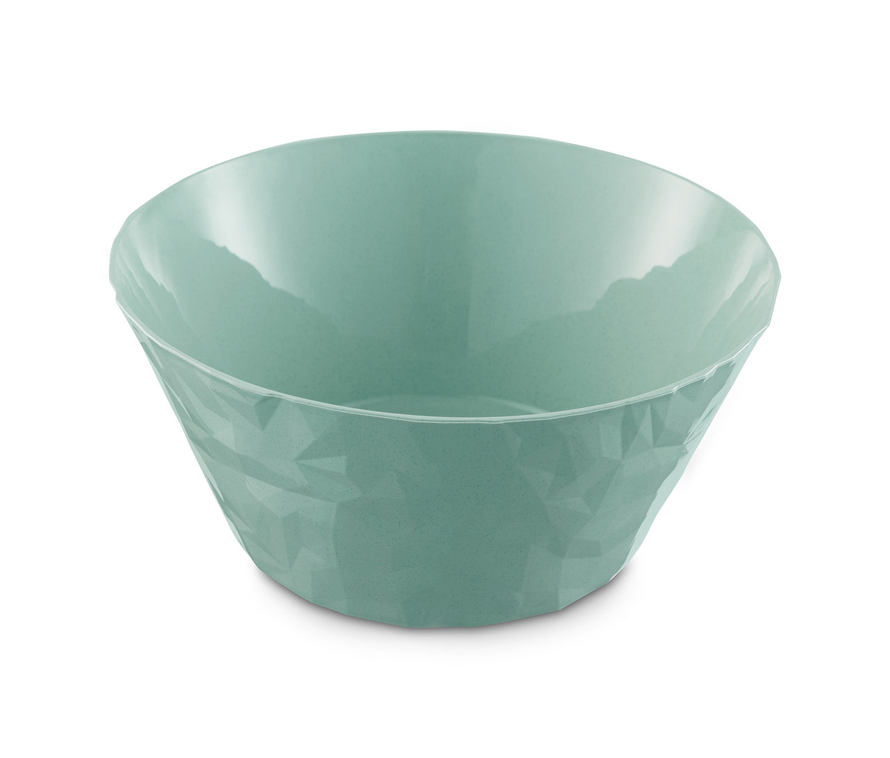 Grüne Salatschüssel.