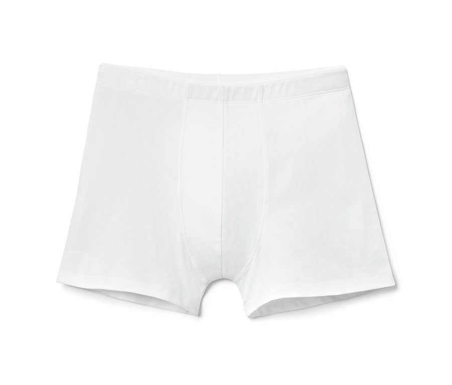 Nahaufnahme einer einzelnen, weißen Slipboxer mit COOLMAX®.