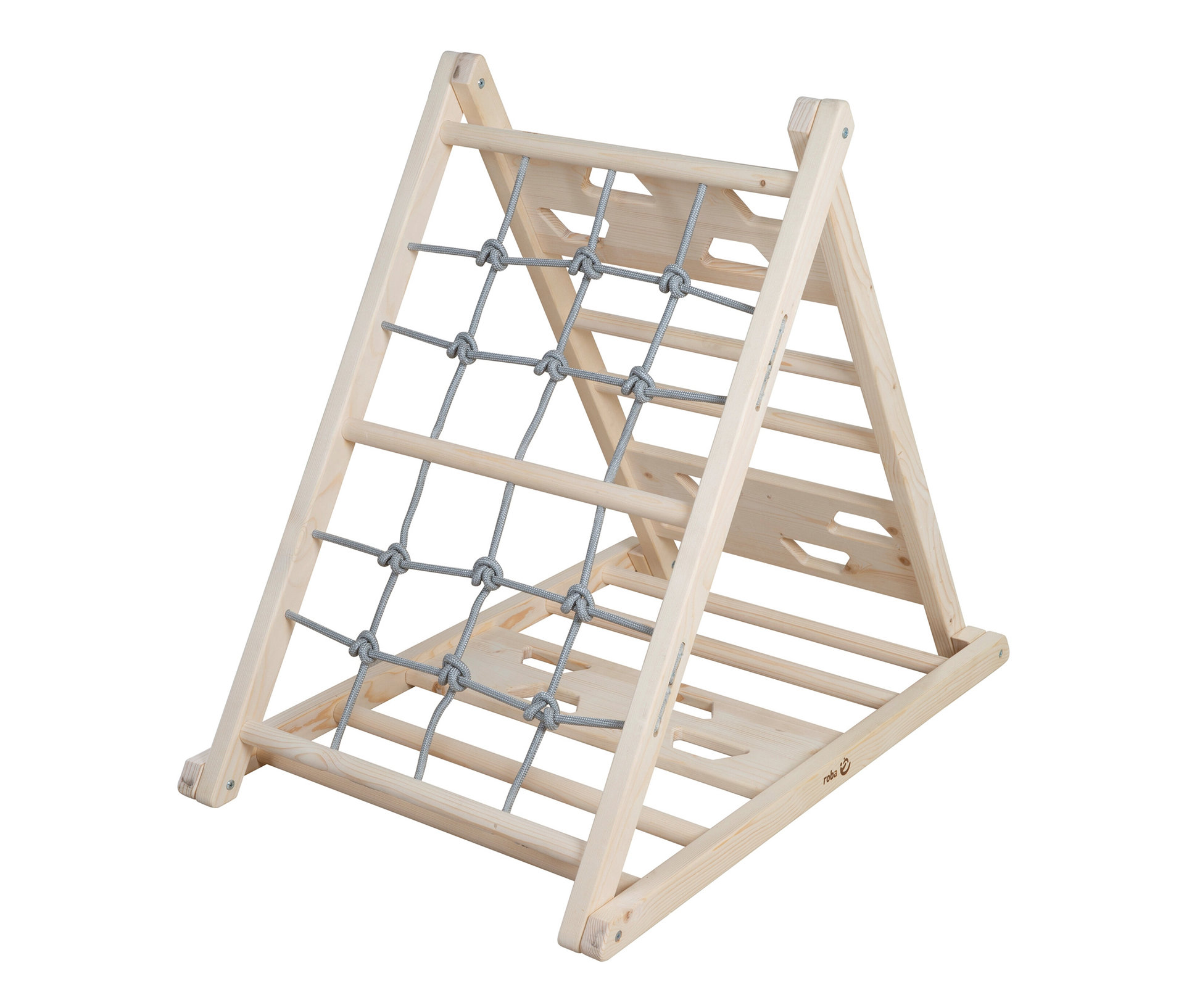 roba Kletterdreieck - braun - Holz / Kunststoff