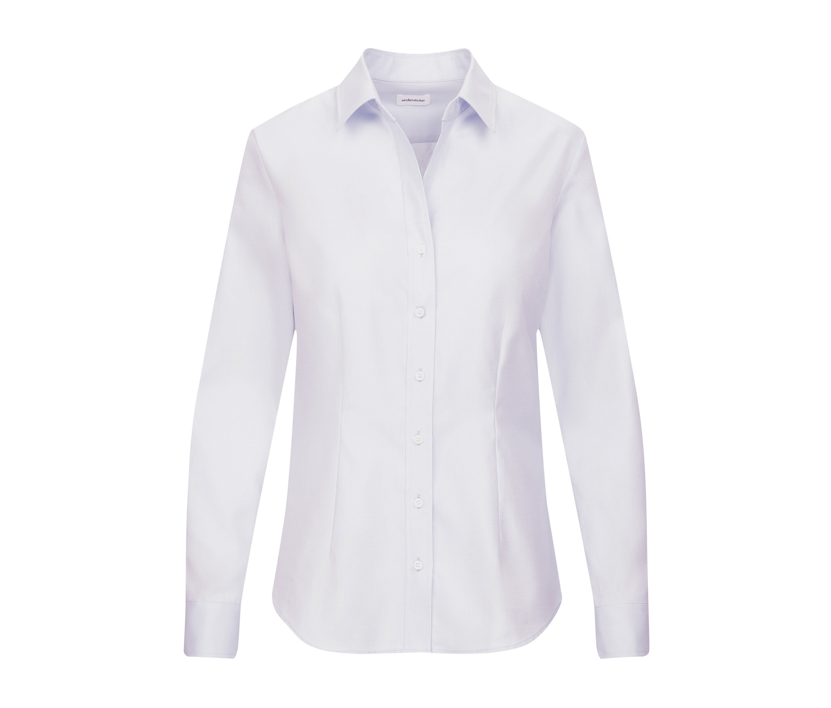 Twillbluse - Damen - Gr. 48 - hellblau - hellblau
